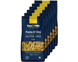 Sam Mills | Pasta d'Oro | Penne Rigate | 6 stuks | 6 x 500 gram