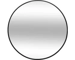 Miroir rond "Alice" D38cm noir