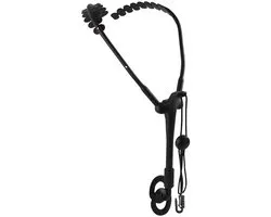 Dailygoods- Saxofoon Schouderharnas Verstelbare Lengte 38-48 cm - Antislip - Metalen Haken - Comfortabel - Laadvermogen 20 kg - PVC Wikkeling - Saxofoonband