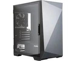Zalman Z1 Iceberg - mATX Mid Tower PC Case/ Pre-installed fan : 2 x 120mm fan in front & 1 x 120mm fan in rear/ Support up to 240mm radiator at front/Top/ Drive bays : 2 x 2.5/3.5 & 3 x 2.5/ Tempered glass on left side/Black