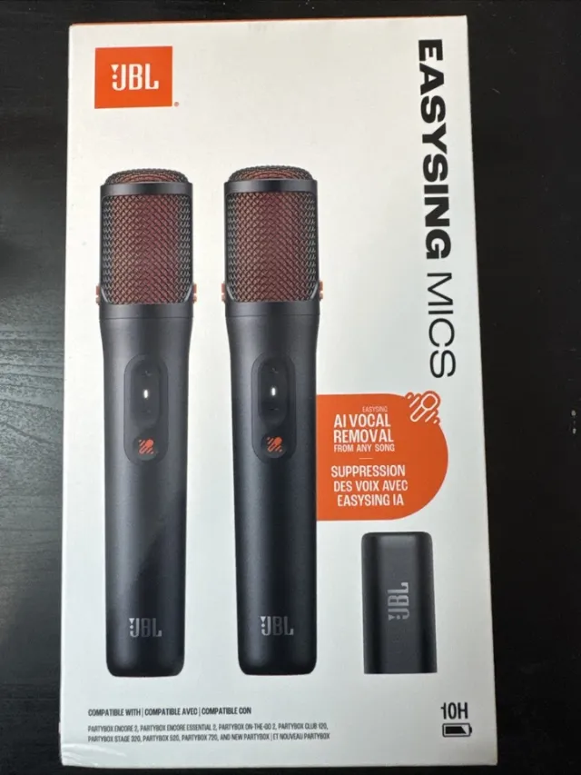 JBL EasySing Mics Wireless Karaoke Microphone