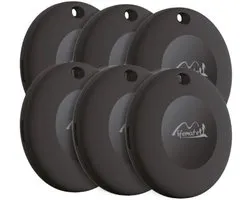 Lifemate - Life Tag - Apple Find My / Zoek Mijn tracker - Sleutelvinder - Air - Bluetooth tracker - 6 Pack