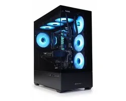 Intel i9 12900K 16-Core / RTX 5070 Ti 16GB - High-End 360 LIQUID COOLED Game PC - 32GB DDR5 RGB - 1TB M.2 SSD - MSI B760 Gaming Plus - WiFi 6E|Bluetooth 5.3|LAN 2.5Gbps - Sharkoon AK6 RGB Black Aquarium Case