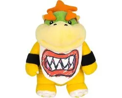 Bowser Junior - Super Mario Pluche Knuffel 23 cm {Nintendo Mario Bros Plush Toy - Speelgoed Knuffels voor Kinderen Jongens Meisjes - Friends: Mario, Luigi, Bowser, Toad, Donkey Kong, Peach, Yoshi}