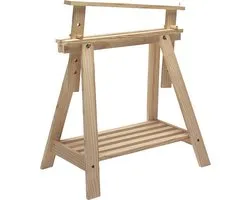 Astigarraga CAB005.99 Tréteau réglable en bois - 70 x 40 x 70-98,5 cm