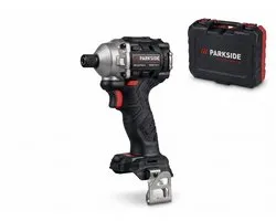 PARKSIDE PERFORMANCE® Accu-slagschroevendraaier 20V zonder accu - Koppelniveaus: 120, 150, 190, 226 Nm - Slagfrequentie: 0-4300 tpm - Toerental: 0-3.600 tpm - Schroefcapaciteit: tot M16 - Gereedschapshouder: ¼" binnenzeskant