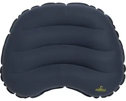 NOMAD® Air Pillow | Opblaasbaar Kussen | Donkerblauw Reiskussen | 37x28x8 cm | Slechts 90 Gram | Vliegtuig / Kampeerkussen Incl Hoes