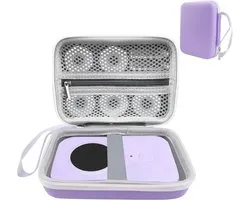 Compatibel met SUPVAN E10/E16 Etiketteerapparaten Doos voor Nelko P21/Etlephe D110/NIIMBOT D110 Etikettenprinters Mini Bluetooth Handheld Etikettenprinters (Alleen doos) - Violet