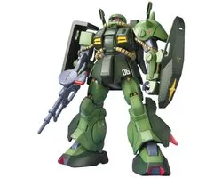 Gundam RMS-106 Hi-Zack MG 1/100 Model kit | Mecha titan mobile suit | Gunpla samurai robot bouwpakketten voor volwassenen | Speelgoed modelbouw zonder verf lijm of gereedschap | Japanse 3D kunstof puzzel | Manga anime action figure box set incl stand