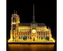 Compatibel met LEGO 21061 Notre-Dame van Parijs Architecture - verlichtings kit voor bouwstenen model (Model Set NIET inbegrepen)