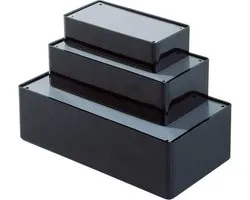 TEKO COFFER A/6.9 Universele behuizing 125 x 70 x 35 ABS Zwart 1 stuk(s)