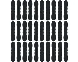 30x Magic Bun Maker - 23cm - Haar style hulpstuk - Bun knot maker - Knotrolband - Maak de perfecte haarknot - Styling tool - Haarclip easy knotje donut - Haarproduct - Haarelastiek - Zwart