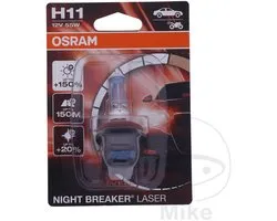 Ampoule H11 12V55W 1er Blister Osram Night Breaker Laser