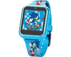 Accutime Kinderhorloge Sonic - Smartwatch Kind - Kinderhorloge met Spelletjes - Smartwatch Kinderen - Selfie Camera - Blauw