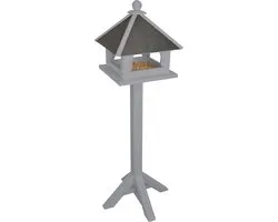 Esschert Design Vogelvoederhuisje - Grijs - 49 cm x 49 cm x 103 cm