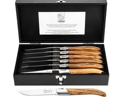 Laguiole Style de Vie Steakmessen Luxury Line - 6-delig - Olijfhout