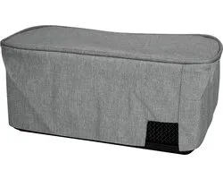kwmobile housse de protection adaptée au boîtier Marshall Middleton Wireless - Cache anti-poussière pour mini haut-parleur - Cache haut-parleur - Cache boîte en gris