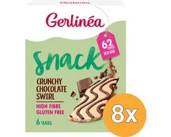 Gerlinéa - Tussendoortje - Snack reep - Choco Swirl - 8 x 78 gr