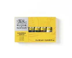 Winsor & Newton Galeria Acrylic Colours Set 6 x 60ml