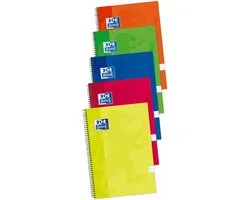 Schrift Oxford Write&Erase Multicolour A4 5 Stuks