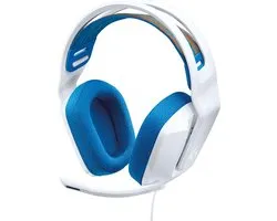 Casque Gamer filaire Logitech G335 (Blanc/Bleu)