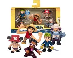 One Piece - Mini Actiefiguren 5-pack: Luffy, Zoro, Chopper, Mr. 5 en Wapol