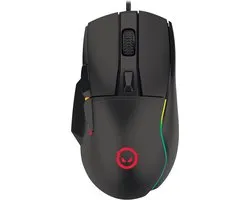Lorgar Jetter 357 - 12.000 FPS - Ergonomisch - 6 Programmerbare knoppen - RGB licht - Zwart