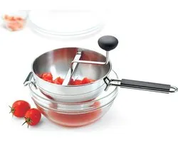 Cuisipro passe-vite - Moulin alimentaire à 3 disques - Ø 22 cm