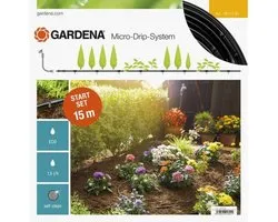 GARDENA Micro Drip System Startset S - Voor Rijplanten Druppelsysteem- 15 Meter