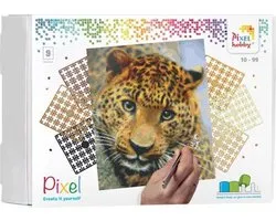Pixelhobby Pixel kit 9 basisplaten Leopard (luipaard) 30,5 x 38,1 cm 90050
