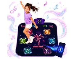 Pumpify Dansmat – Muziekmat – Speelmat – Educatief Bewegingsspel – Dansmat Voor Meisjes – 15 Verschillende Levels – Bluetooth – Antislip Onderkant – Speelgoedboek – Speelgoed – 3 Jaar – 4 Jaar – 5 Jaar – 6 Jaar – 7 Jaar – 8 Jaar – 9 Jaar – 10 Jaar