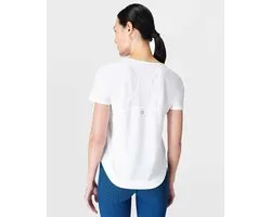 Sweaty Betty Breathe Easy Mesh T-Shirt WIT - Maat S