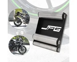 JFG RACING Motorcycle Engine Scooter Wheel Cleaning Motor for Tire Cleaning and Chain Lubrication (Bike <485 LB WT and Tyre Width <180mm