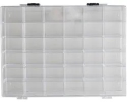 Storage Box, 36 compartments, 24.5x18x3cm