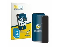 BROTECT - privacy screenprotector voor Xiaomi 17T Pro - Folie Beschermfolie Blauwlichtfilter 2 Stuks