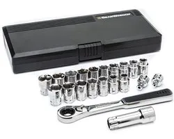 GearWrench 21-delige Ratelset 3/8" SAE/Metrisch Pass-Thru