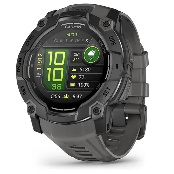 Garmin Instinct 3 Rugged GPS Sports Watch AMOLED Screen 50mm - Black