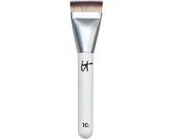 IT Cosmetics Heavenly Luxe Undetectable Complexion Spatula Brush Nr 10 - Naadloze blending - Geschikt voor vloeibare en crème-foundations