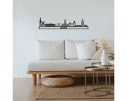 Skyline Goes mdf noir (bois) - 90cm - Décoration murale City Shapes