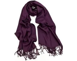 Effen Grote Pashmina Sjaal voor Dames | Zachte Viscose Sjaal en Stola