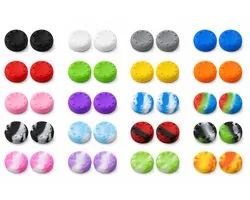 Poignées de pouce - Accessoires Playstation -Différentes couleurs - (6 pièces) pour PS 3-4 et Xbox - Manette - Accessoires - Jeu - Gamer - Gaming - Accessoires de jeu - Console - Playstation - Xbox - Thumbgrips - Thumbsticks - Manette capuchons