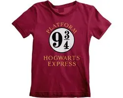 Harry Potter - Hogwarts Express Kids Tshirt - Kids tm 11 jaar - Rood