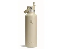 Hydro Flask Standard Mouth Flex Straw Cap Bouteille (621 ml) - Oat