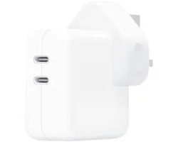 Apple Originele Power Adapter 2x USB-C - MacBook oplader - Verenigd Koninkrijk - 35W - Wit