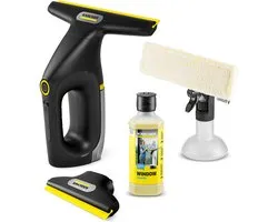 Kärcher Window Vac WV 2 Universal Precision Black draadloze ruitenreiniger - Raamwisser met looptijd accu 35 minuten voor 105 m² - Ramenwasser voor douche en spiegels - Incl. smalle zuigmond, sproeiflacon, microvezeldoek en 500 ml reinigingsmiddel