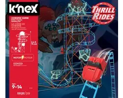 K'NEX Thrill Rides Cobweb Curse Roller Coaster - Ensemble de construction