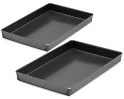 Barbecue et plat à four - Antiadhésif - 3L - 28x35x4cm - Plastique -