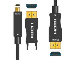 AV:Link Ultra High Definition 4K Actieve Glasvezel HDMI-kabels met afneembare stekker 5m
