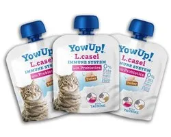YowUp! L. Casei - Kattenyoghurt Multipack - Probiotische Yoghurts met Kalkoen - Ondersteunt Darmflora & Immuunsysteem - 3 x 85g
