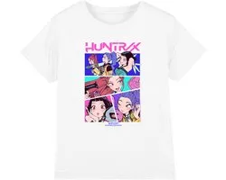 KPop Demon Hunters Huntrix - Neon Comic Anime Unisex T-shirt - wit - 152